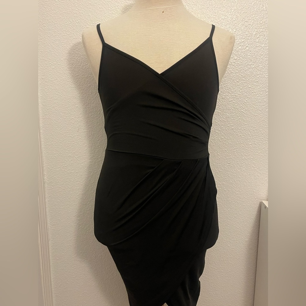Black SHEIN asymmetrical dress